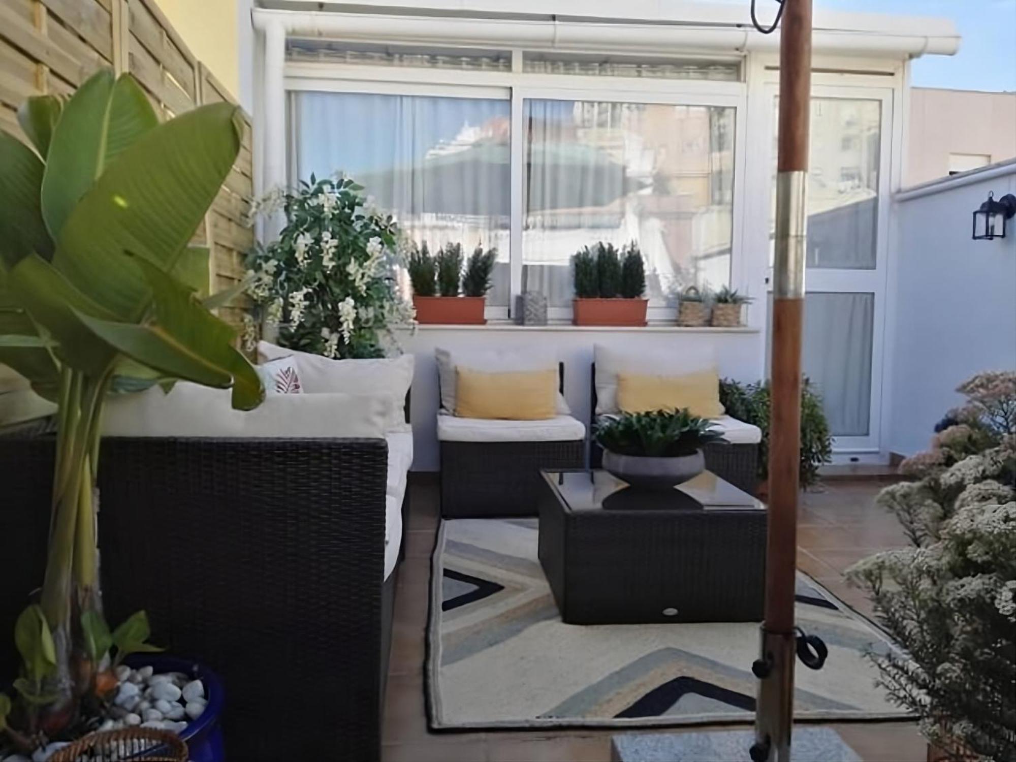 Апартаменты Sol Y Malaga - Designer Duplex Con Terraza Y Parking Экстерьер фото