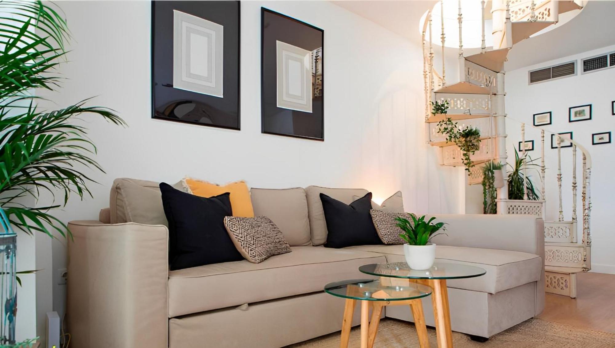 Апартаменты Sol Y Malaga - Designer Duplex Con Terraza Y Parking Экстерьер фото